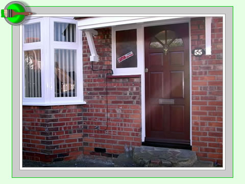 Wood Stained Front Door